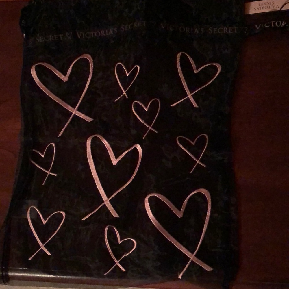 Victoria’s Secret mesh draw string bag
